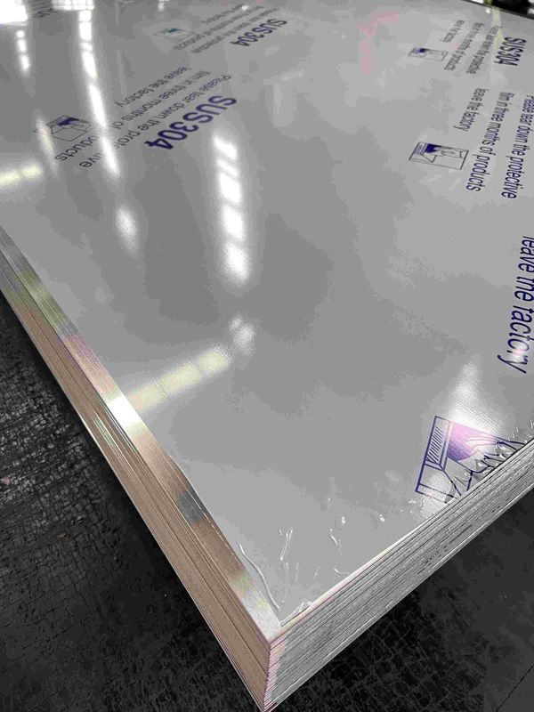 304 Polished Stainless Steel Sheet NO.4 Surface AISI Standard